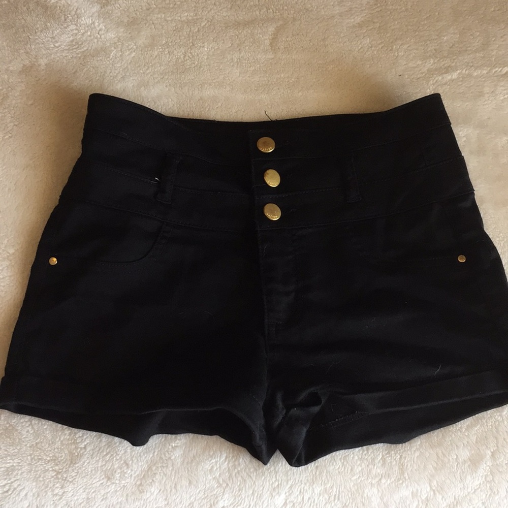 High rise sailor shorts